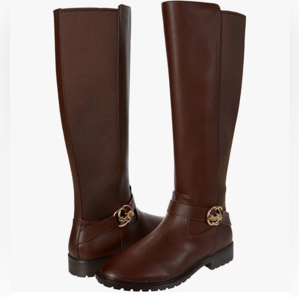 COACH Farrah Leather Boot